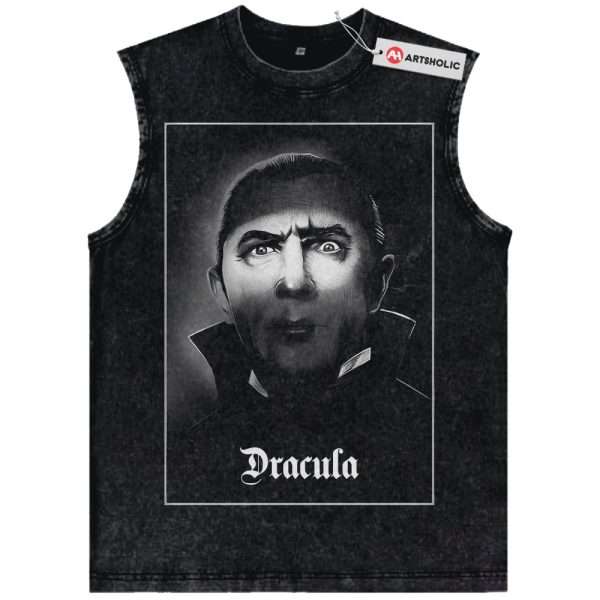 Dracula Tank Top, Halloween Tank Top, Horror Tank Top, Vintage Tank Top