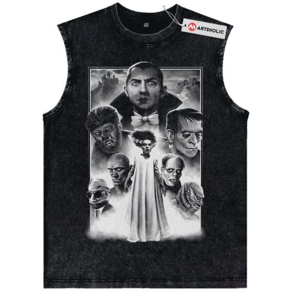 Dracula Tank Top, Halloween Tank Top, Horror Tank Top, Vintage Tank Top