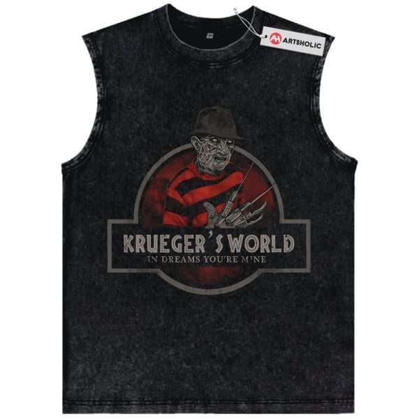 Freddy Krueger Tank Top, A Nightmare on Elm Street Tank Top, Halloween Tank Top, Horror Tank Top, Vintage Tank Top