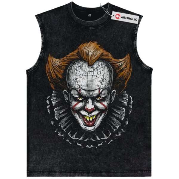 Pennywise Tank Top, IT Tank Top, Halloween Tank Top, Horror Tank Top, Vintage Tank Top