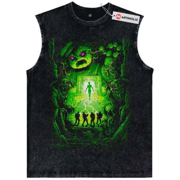 Stay Puft Marshmallow Man Tank Top, Ghostbusters Tank Top, Halloween Tank Top, Horror Tank Top, Vintage Tank Top