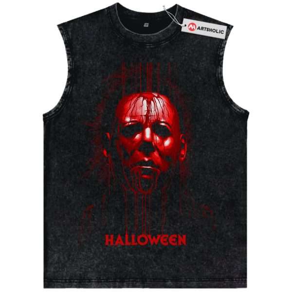 Michael Myers Tank Top, Halloween Tank Top, Horror Tank Top, Vintage Tank Top