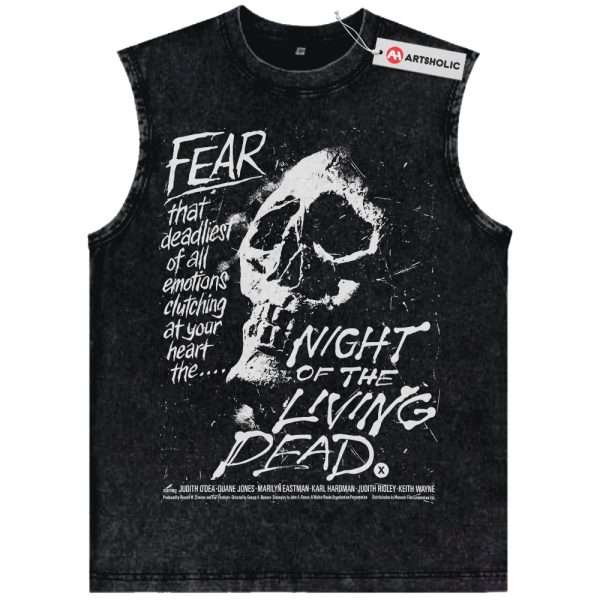 Night of the Living Dead Tank Top, Halloween Tank Top, Horror Tank Top, Vintage Tank Top