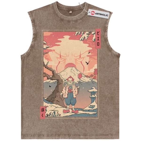 Pennywise Tank Top, IT Tank Top, Halloween Tank Top, Horror Tank Top, Vintage Tank Top