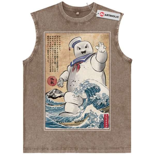 Stay Puft Marshmallow Man Tank Top, Ghostbusters Tank Top, Halloween Tank Top, Horror Tank Top, Vintage Tank Top