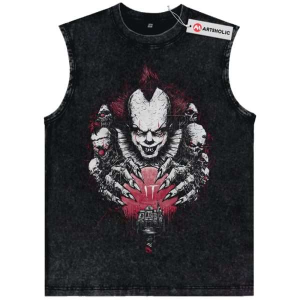 Pennywise Tank Top, IT Tank Top, Halloween Tank Top, Horror Movie Tank Top, Vintage Tank Top