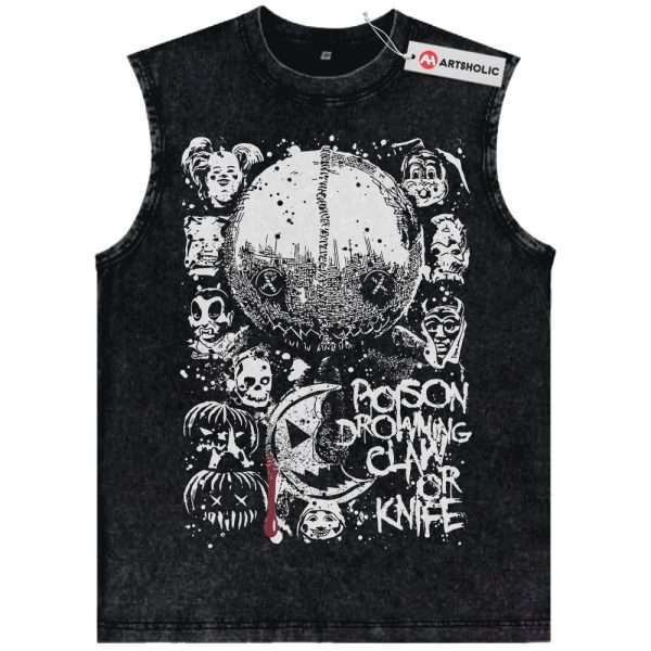 Trick 'r Treat Tank Top, Halloween Tank Top, Horror Movie Tank Top, Vintage Tank Top