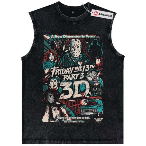 Friday the 13th Tank Top, Halloween Tank Top, Horror Tank Top, Vintage Tank Top