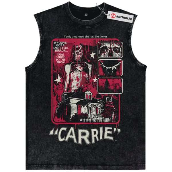 Carrie Tank Top, Halloween Tank Top, Horror Movie Tank Top, Vintage Tank Top