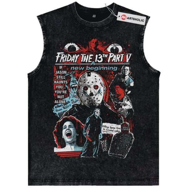 Friday the 13th Tank Top, Halloween Tank Top, Horror Tank Top, Vintage Tank Top