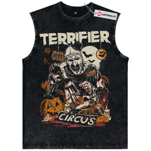 Terrifier Tank Top, Halloween Tank Top, Horror Tank Top, Vintage Tank Top