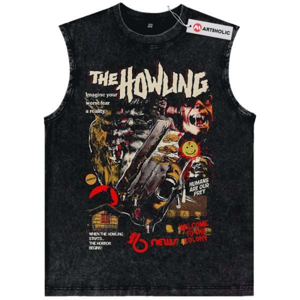 The Howling Tank Top, Halloween Tank Top, Horror Movie Tank Top, Vintage Tank Top