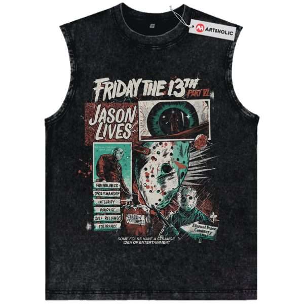 Friday the 13th Tank Top, Halloween Tank Top, Horror Tank Top, Vintage Tank Top
