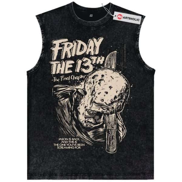 Friday the 13th Tank Top, Halloween Tank Top, Horror Tank Top, Vintage Tank Top