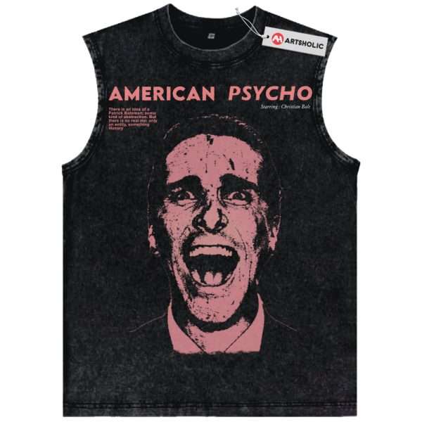 American Psycho Tank Top, Halloween Tank Top, Horror Tank Top, Vintage Tank Top