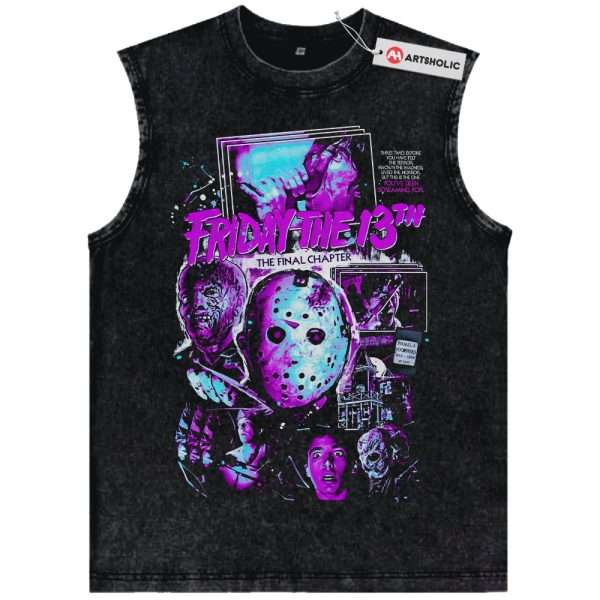 Friday the 13th Tank Top, Halloween Tank Top, Horror Tank Top, Vintage Tank Top