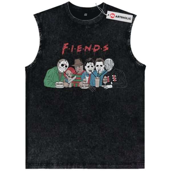 Jason Voorhees Tank Top, Chucky Tank Top, Freddy Krueger Tank Top, Michael Myers Tank Top, Pinhead Tank Top, Halloween Tank Top, Horror Tank Top, Vintage Tank Top