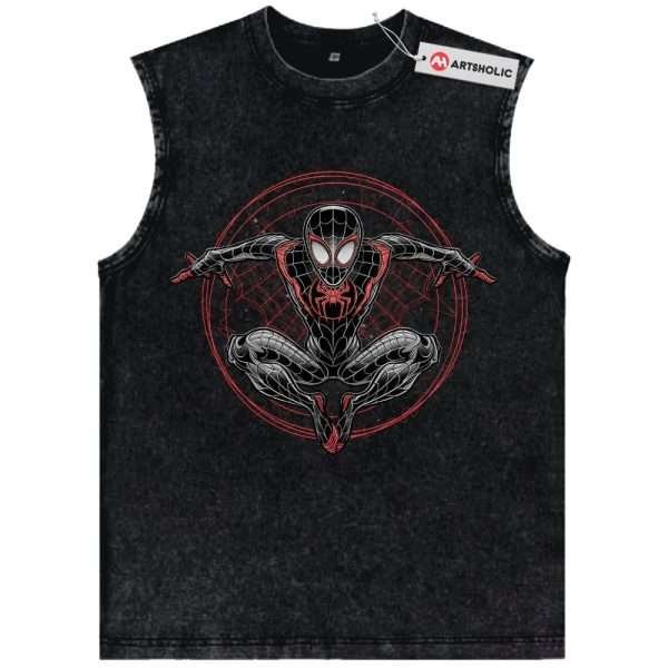 Miles Morales Tank Top, Spider-Man Tank Top, Marvel Comics Tank Top, Vintage Tank Top