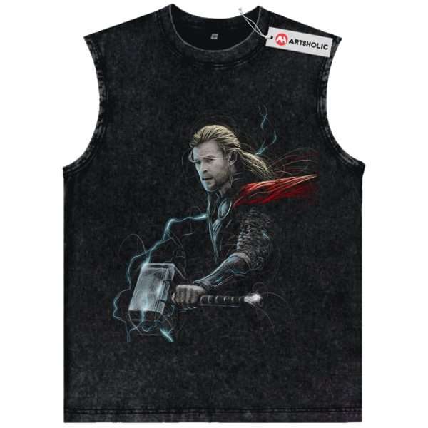 Thor Tank Top, Marvel Comics Tank Top, Vintage Tank Top