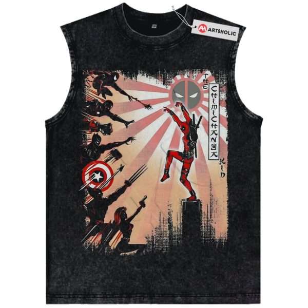 Deadpool Tank Top, Marvel Comics Tank Top, Vintage Tank Top