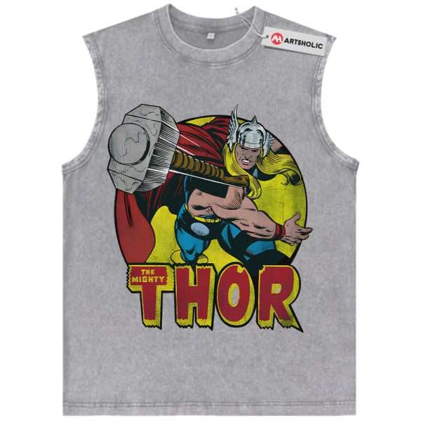 Thor Tank Top, Marvel Comics Tank Top, Vintage Tank Top