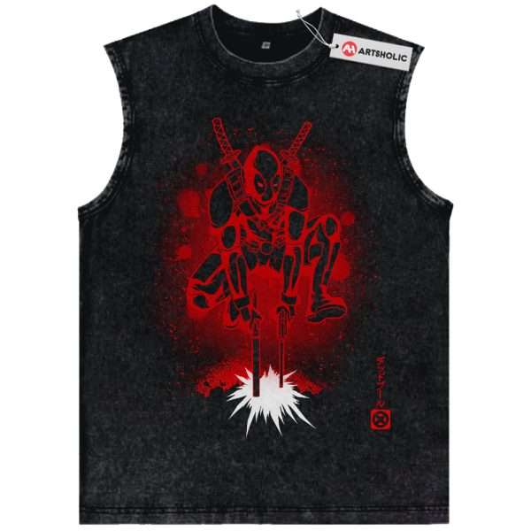 Deadpool Tank Top, Marvel Comics Tank Top, Vintage Tank Top