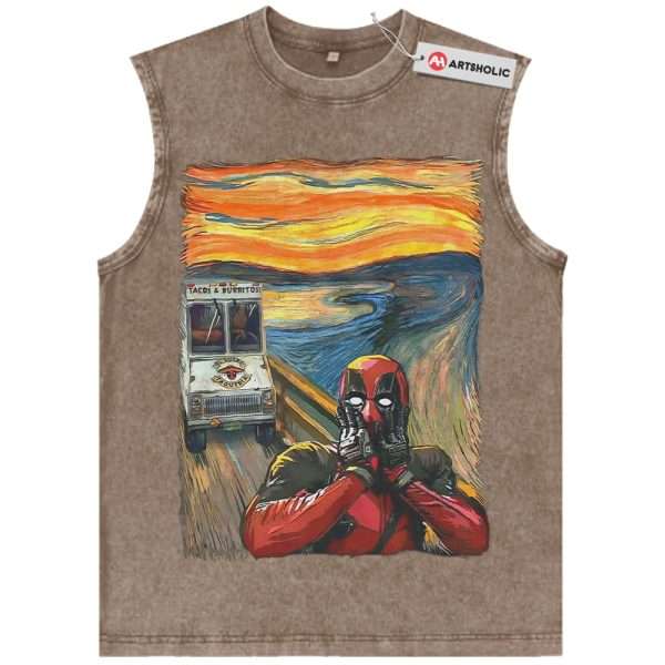 Deadpool Tank Top, Marvel Comics Tank Top, Vintage Tank Top