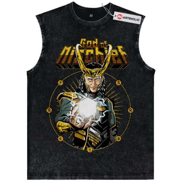 Loki Tank Top, Marvel Comics Tank Top, Vintage Tank Top