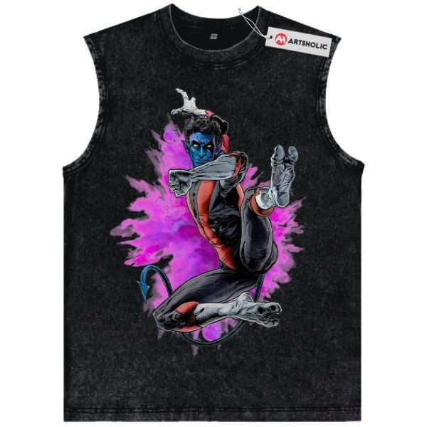 Nightcrawler Tank Top, X-Men Tank Top, Marvel Comics Tank Top, Vintage Tank Top