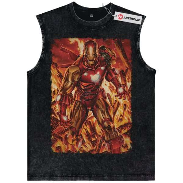 Iron Man Tank Top, Marvel Comics Tank Top, Vintage Tank Top