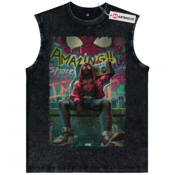 Miles Morales Tank Top, Spider-Man Tank Top, Marvel Comics Tank Top, Vintage Tank Top