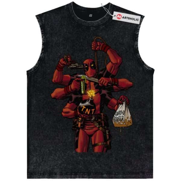 Deadpool Tank Top, Marvel Comics Tank Top, Vintage Tank Top
