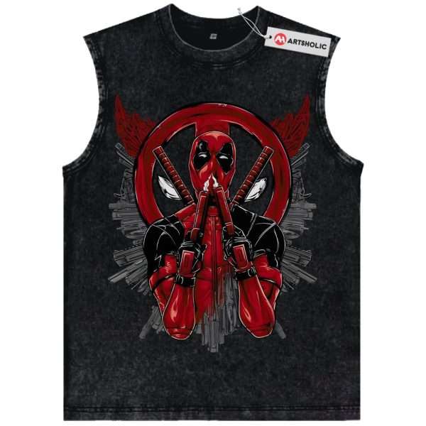 Deadpool Tank Top, Marvel Comics Tank Top, Vintage Tank Top