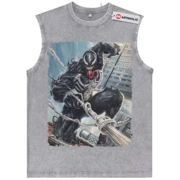 Venom Tank Top, Marvel Comics Tank Top, Vintage Tank Top