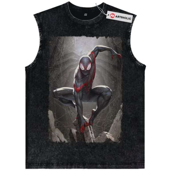 Miles Morales Tank Top, Spider-Man Tank Top, Marvel Comics Tank Top, Vintage Tank Top