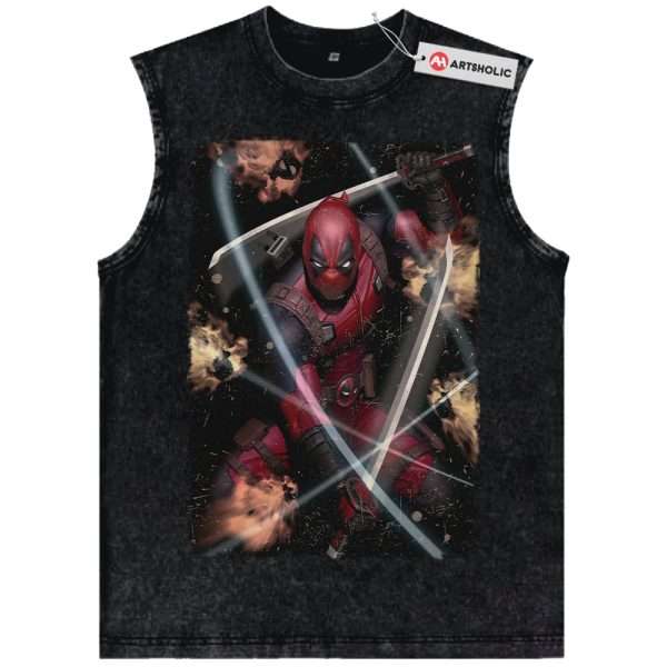 Deadpool Tank Top, Marvel Comics Tank Top, Vintage Tank Top