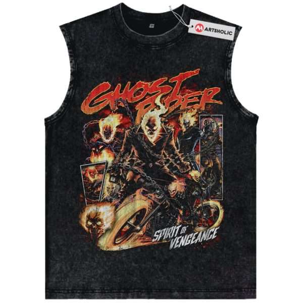 Ghost Rider Tank Top, Marvel Comics Tank Top, Vintage Tank Top