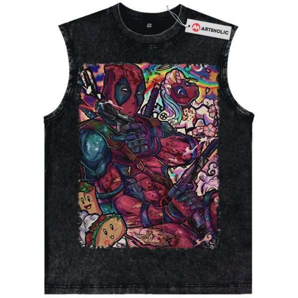 Deadpool Tank Top, Marvel Comics Tank Top, Vintage Tank Top