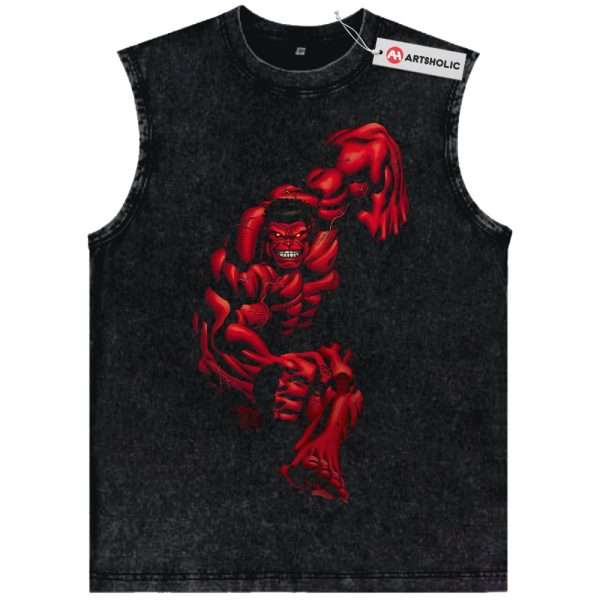 Red Hulk Tank Top, Marvel Comics Tank Top, Vintage Tank Top