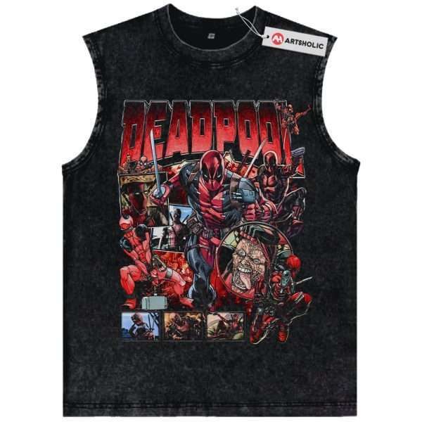 Deadpool Tank Top, Marvel Comics Tank Top, Vintage Tank Top
