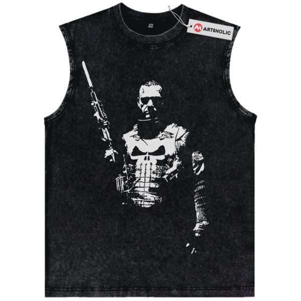 The Punisher Tank Top, Marvel Comics Tank Top, Vintage Tank Top