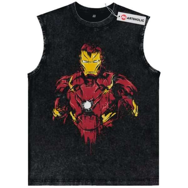 Iron Man Tank Top, Marvel Comics Tank Top, Vintage Tank Top
