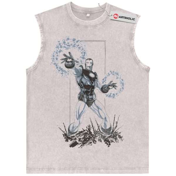 Iron Man Tank Top, Marvel Comics Tank Top, Vintage Tank Top