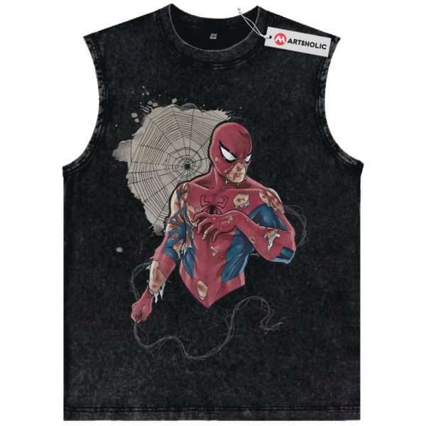 Spider-Man Tank Top, Marvel Comics Tank Top, Vintage Tank Top
