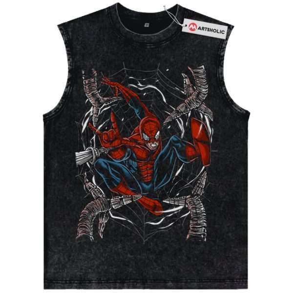 Spider-Man Tank Top, Marvel Comics Tank Top, Vintage Tank Top