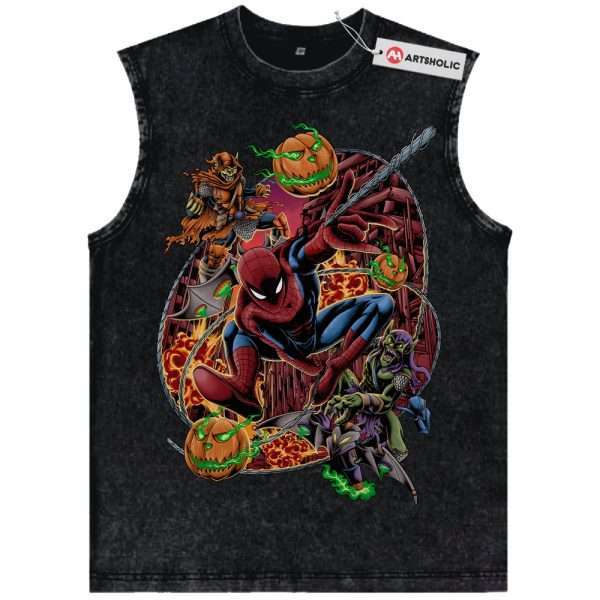 Spider-Man Tank Top, Marvel Comics Tank Top, Vintage Tank Top