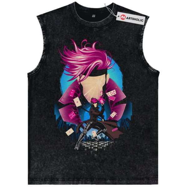 Gambit Tank Top, X-Men Tank Top, Marvel Comics Tank Top, Vintage Tank Top