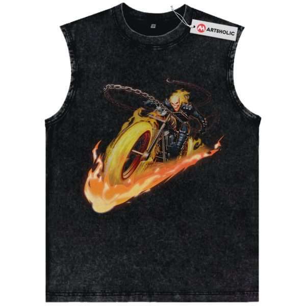 Ghost Rider Tank Top, Marvel Comics Tank Top, Vintage Tank Top