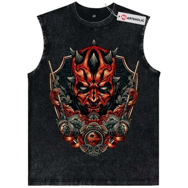 Darth Maul Tank Top, Star Wars Tank Top, Movie Vintage Tank Top