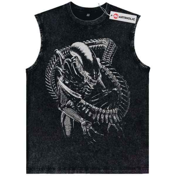 Xenomorph Tank Top, Alien vs Predator Tank Top, Movie Tank Top, Vintage Tank Top